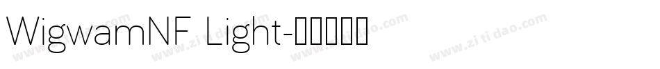 WigwamNF Light字体转换